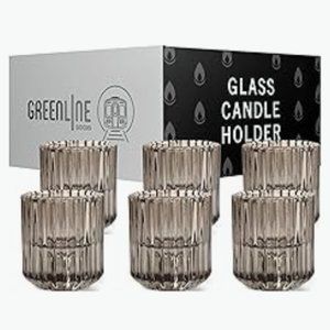 2-in-1 Candle Holders for Tapered-Candlesticks & Tealights-Votive Candles